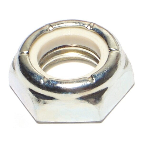 Midwest Fastener Nylon Insert Lock Nut, 5/8"-11, Steel, Grade 2, Zinc Plated, 5 PK 71902 - main